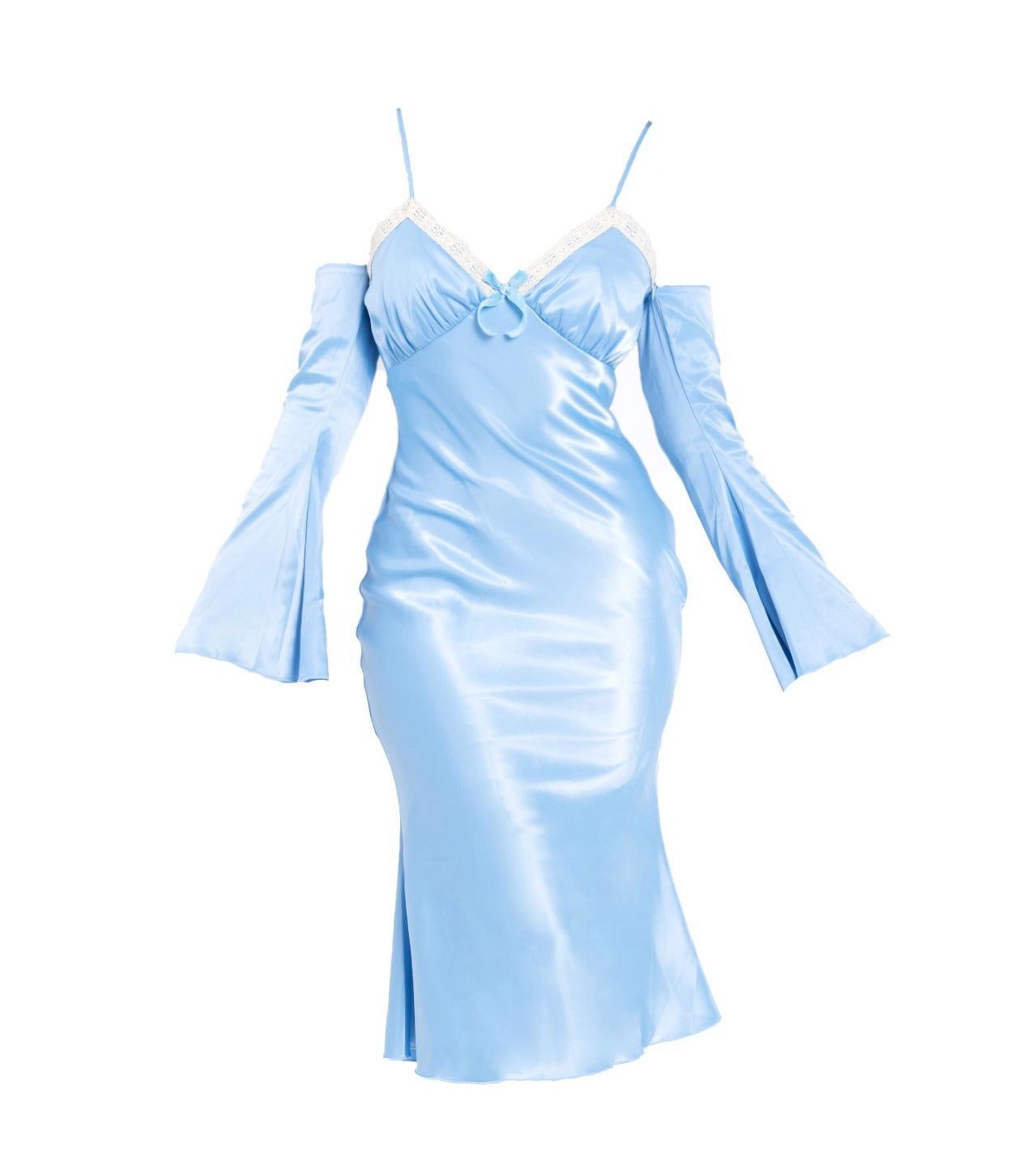 Cinderella Silk Blue Dress